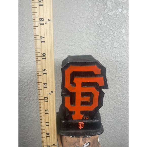 San Francisco Giants MLB Tiki Totem Pole Garden Statue Evergreen - Picture 9 of 9